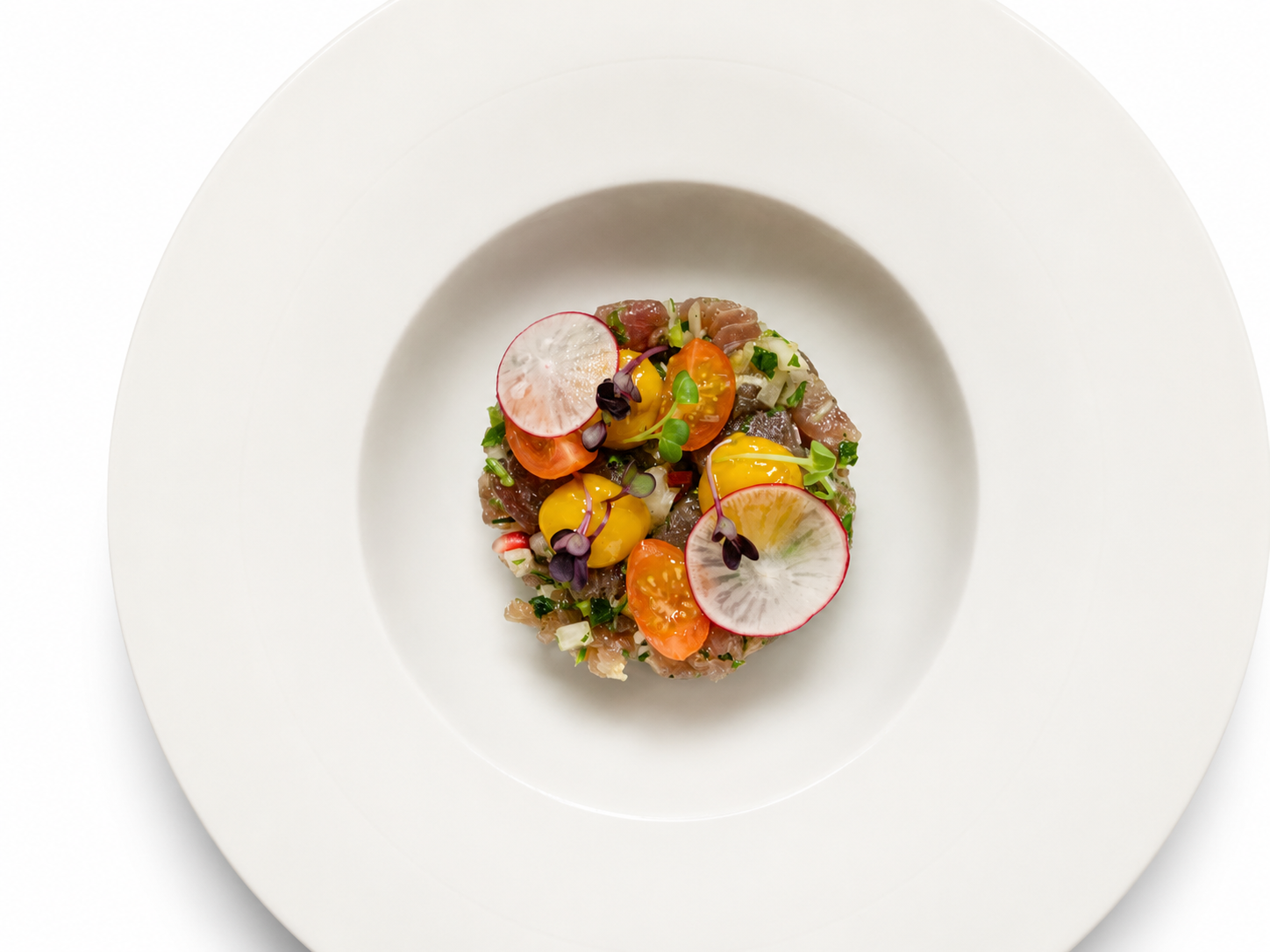 Tartare de thon pour événement professionnel