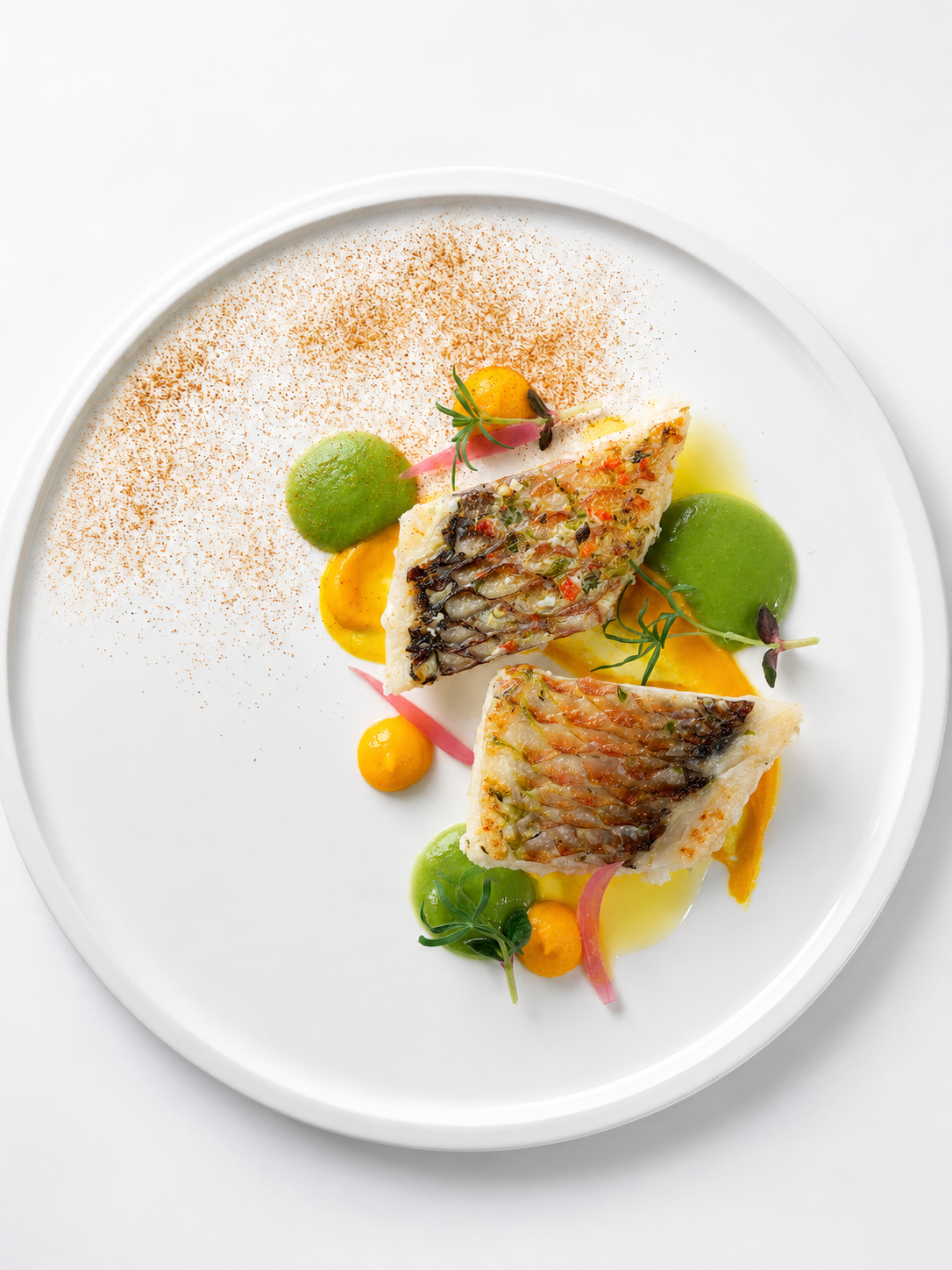 Poisson dressé pour une réception privée